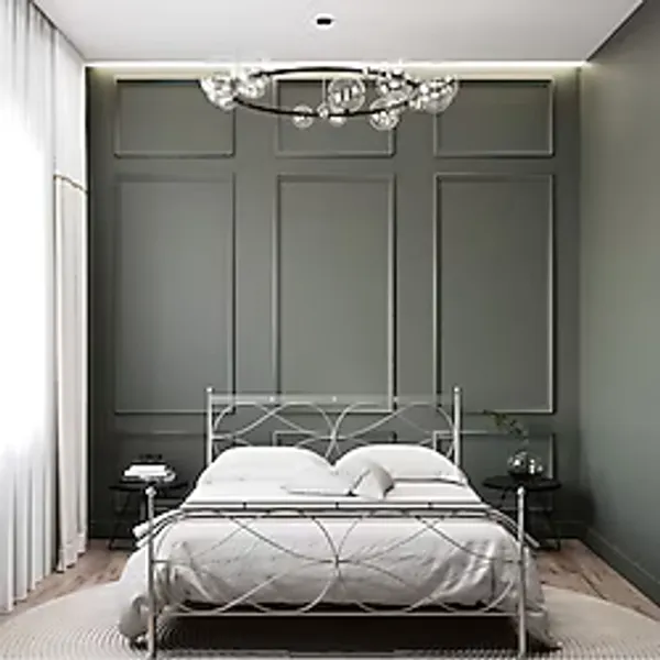 Birdeco Home Dekoratif Boyanabilir Montaja Hazır Duvar Çıtası,önceden Kesilmiş Astarlı Kendin Yap Kit (P3) - 1 Adet