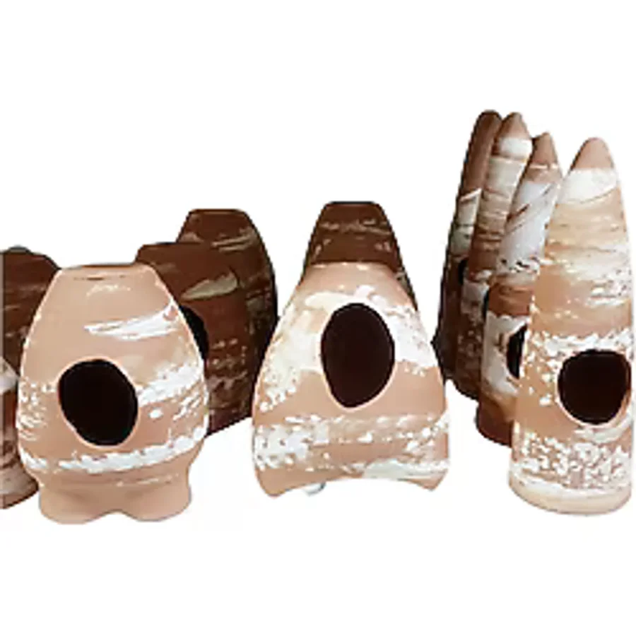 Birevcil Orta Boy Doğal Küp 10-12 Cm Akvaryum Dekoru