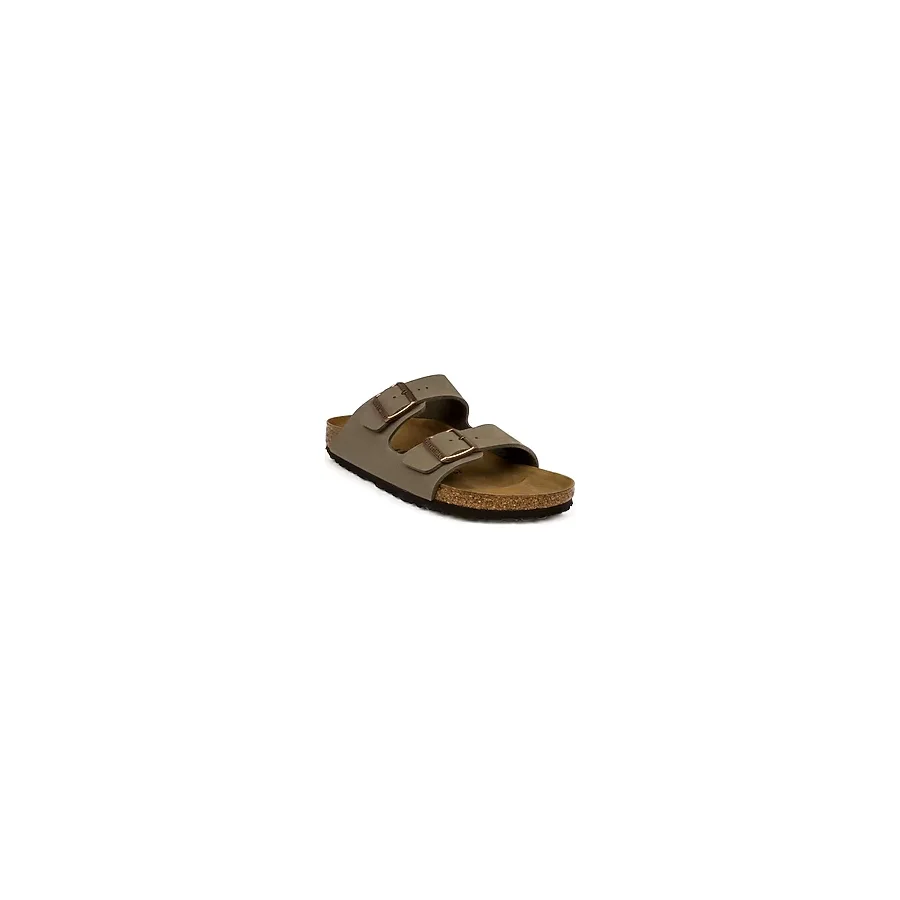 Birkenstock Arizona Bs Gri Çift Toka Erkek Terlik 44
