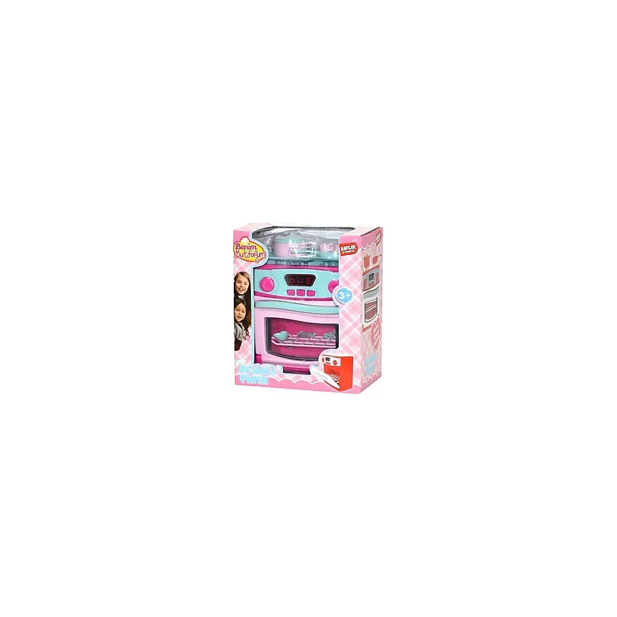Birlik Oyuncak Birlik Toys FSN-006 Pembe Fırın Evcilik Oyuncağı 2 - 4 Yaş İçin Açılır Kapanır Eğlenceli Set