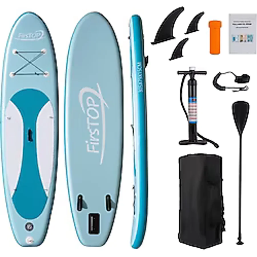 Birlik Oyuncak Firstop Sup Paddle Board Seti 305X79X15CM (Şişme Paddle Board + Kürek + Pompa) SP305-15S Turkuaz