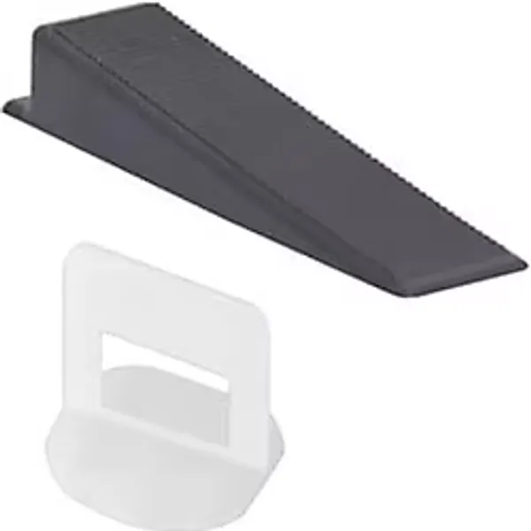 Birlik Yapi Malzemeleri 1.5 Mm Fayans Seramik Seviye Tespit Derz Artısı + Sabitleme Takozu (100+100 Adet) 2 Li Set