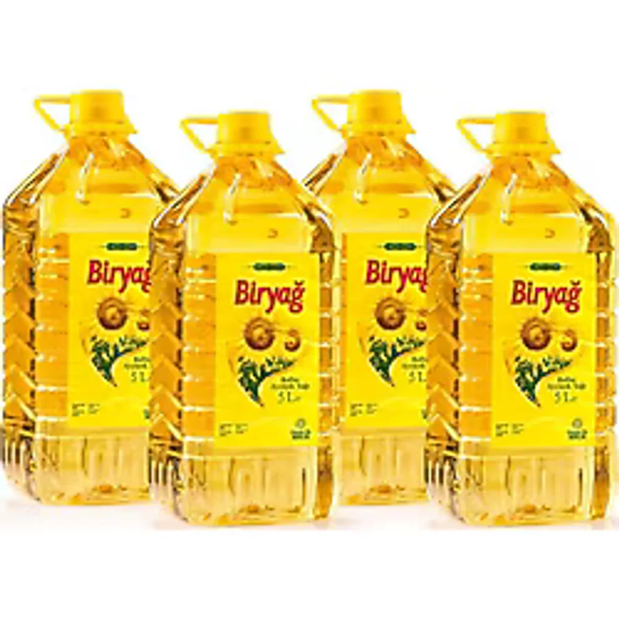 Biryağ Ayçiçek Yağı 5 lt 4'lü Pet