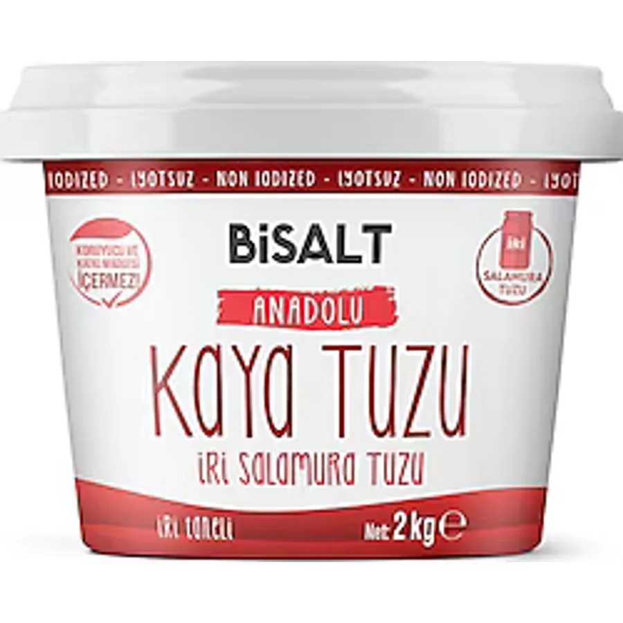 Bisalt Anadolu Kaya Salamura Tuzu İri 2 kg