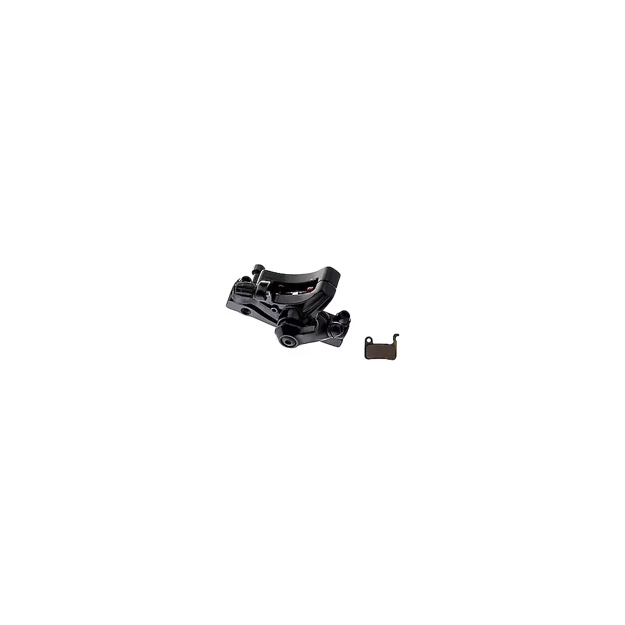 Bisiklet Disk Fren Kaliperi Arka 160Mm Adaptörlü Balata Dahil Siyah Disk Kaliperi