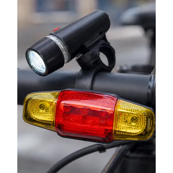 Bisiklet Emniyet Işığı Seti Güçlü LED Ön Far Arka Stop Lambası - Lisinya