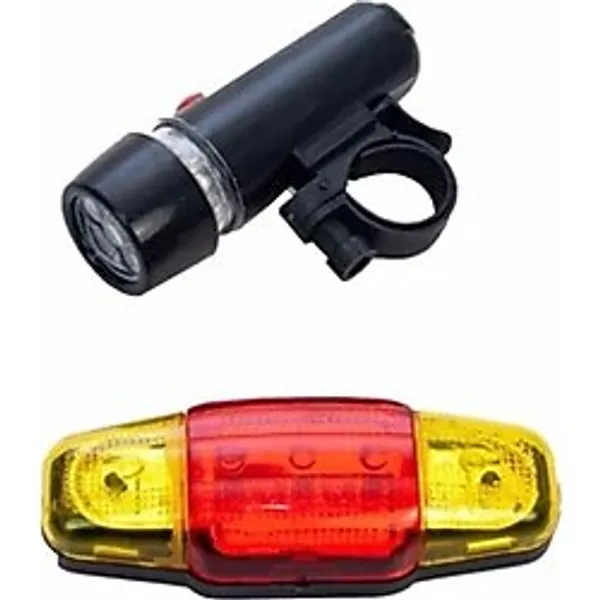 Bisiklet Far ve Stop Lambası Seti LED Ön Arka Emniyet Işığı