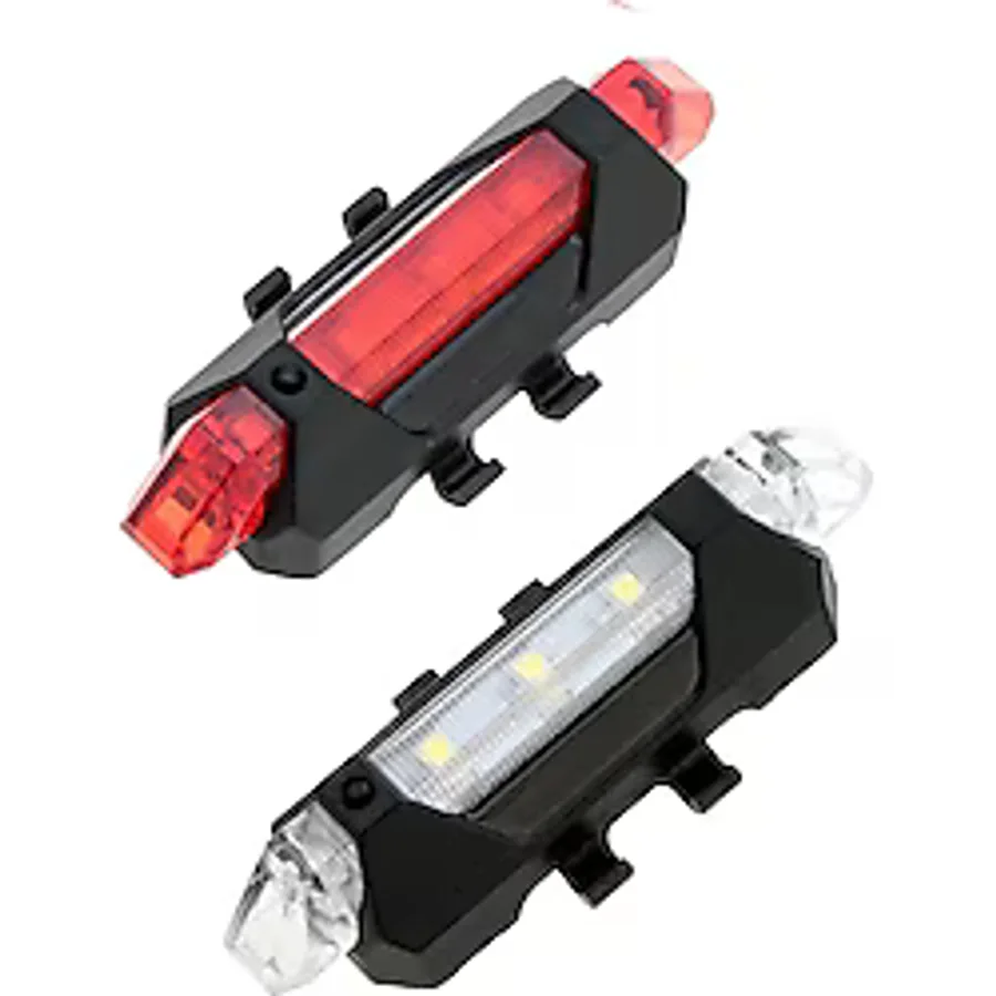 Bisiklet Işığı Led Stop Arka Ikaz Işık Lamba Usb Şarjlı 4 Mod Kırmızı Işıklı Siyah