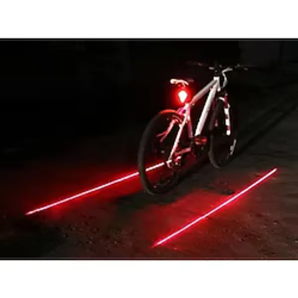 Bisiklet Lazer Güvenlik Şeriti Led Stop Lambası 7 Fonksiyon 5 Led Pra-1679924-4915