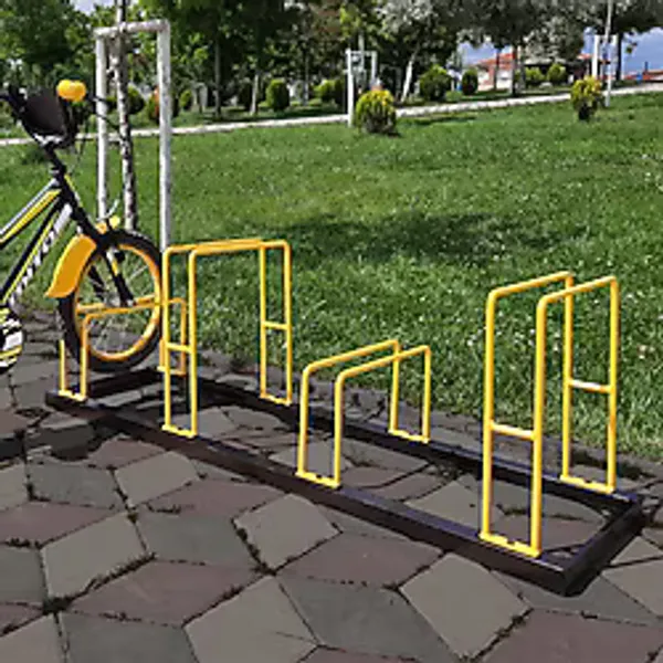 Bisiklet Park Yeri 4 Lü Bisiklet Park Demiri Dörtlü Bisiklet Koyma Yeri (Dörtlü)