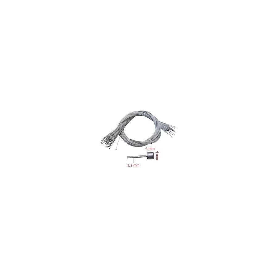 Bisiklet Vites Teli İç 250 Cm 1,2 Mm Arpa Başlı