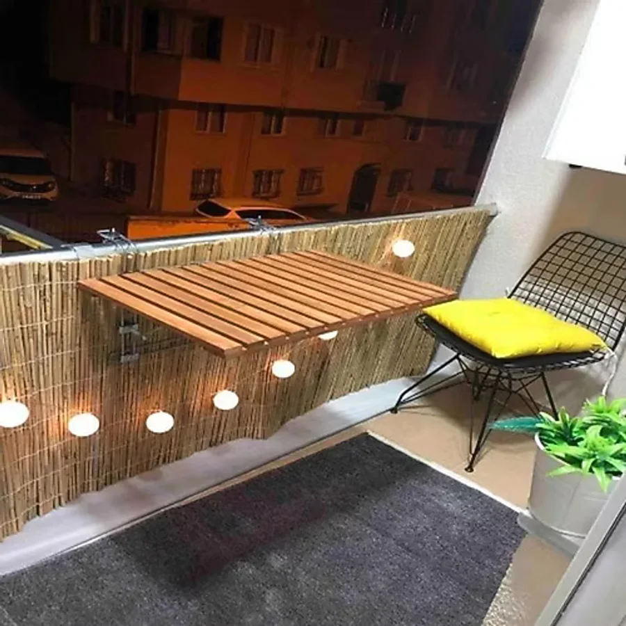 Bişkin 80 Cm X 6M Doğal Kamış Hasır Çit Eber Gölü'Nden Bambu Kamış - 80x600