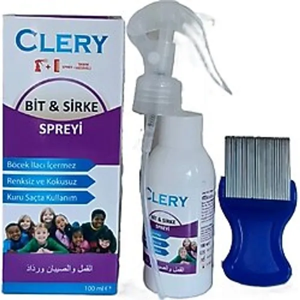 Bit ve Sirke Spreyi, Renksiz, Kokusuz, Kuru Saçta Kullanım, 100ML