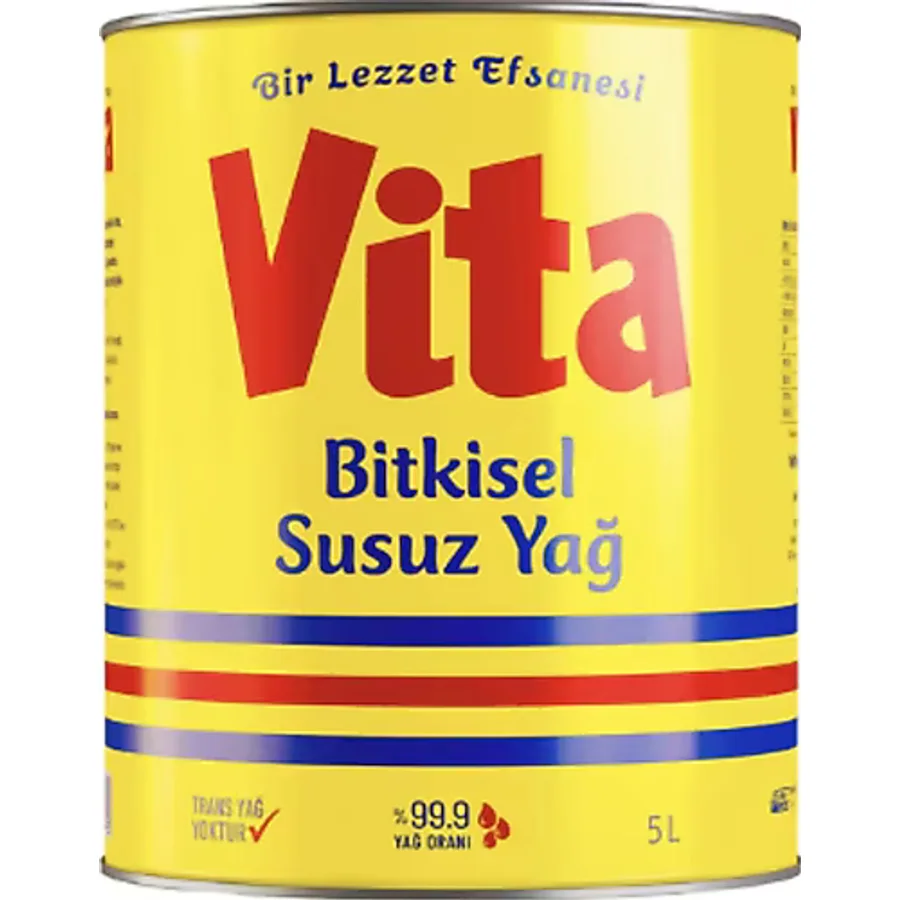 Bitkisel Katı Susuz Margarin 5 L