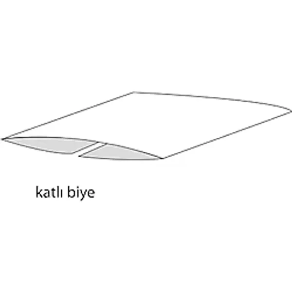 Biye Büyük Puanlı Katlı A15 Yeşil 2 cm 25 Metre %65 Koton %35 Polyester