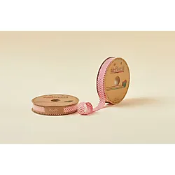 Biye Çizgili Katlı C03 Kırmızı 2 Cm 25 Metre %65 Koton %35 Polyester