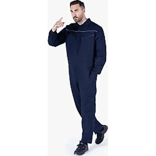 Biye Reflektörlü Gabardin İş Tulumu 7X7 Kışlık