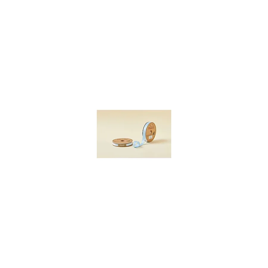Biye Saten Katlı 004 Mavi 2 Cm 25 Metre %100 Polyester