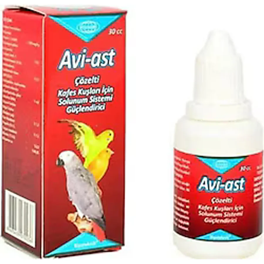 Biyoteknik Avi-Ast 30 ml Kafes Kuşları İçin Solunum Güçlendirici