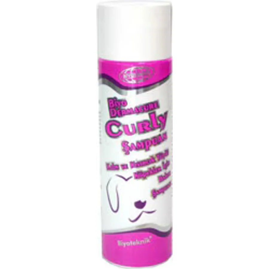 Biyoteknik Curly 250 ml Kalın ve Kıvırcık Tüylü Köpek Şampuanı