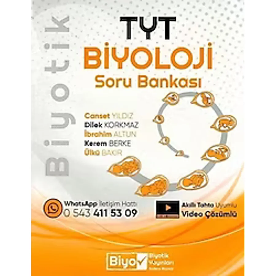 Biyotik Yayınları TYT Biyoloji Soru Bankası