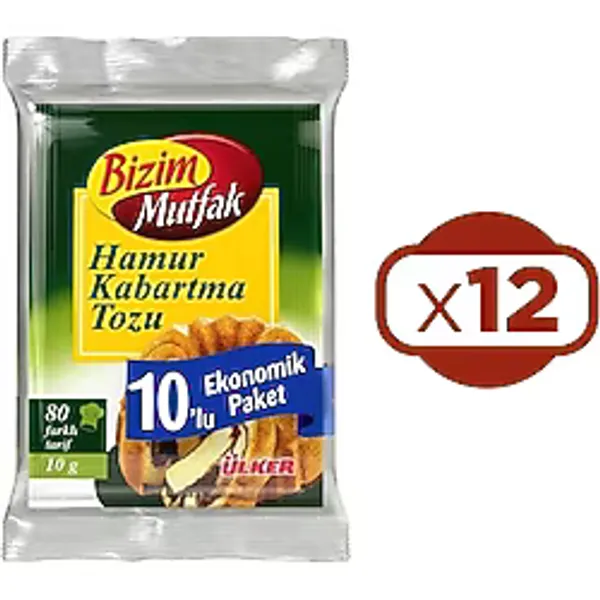 Bizim Mutfak Hamur Kabartma Tozu 10 lu x 12 Adet