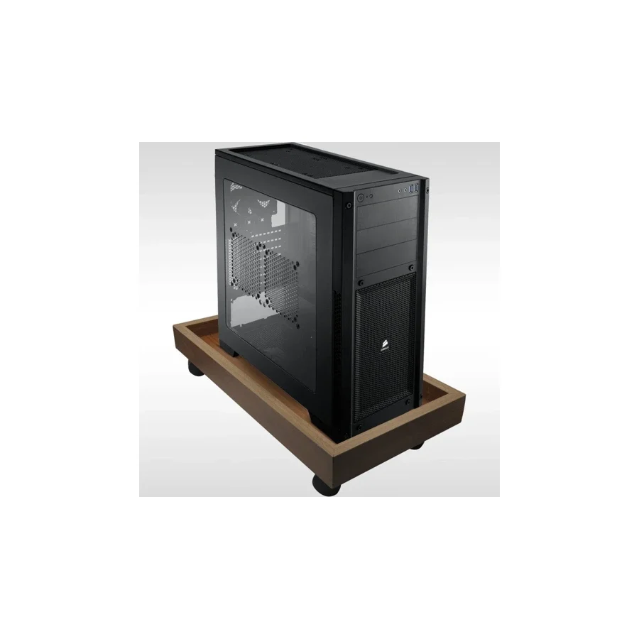 BK Gift Ahşap Hareketli Bilgisayar Kasa Taşıyıcı Stand