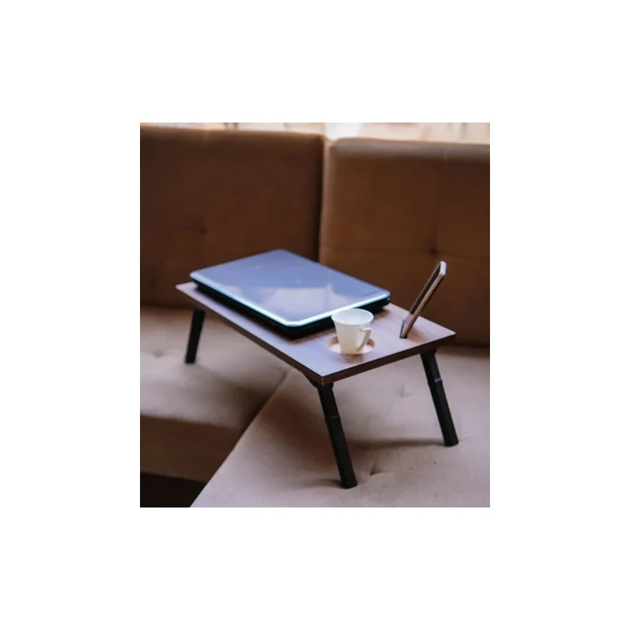Bk Gift Ahşap Katlanabilir Organizer Notebook Laptop Sehpası