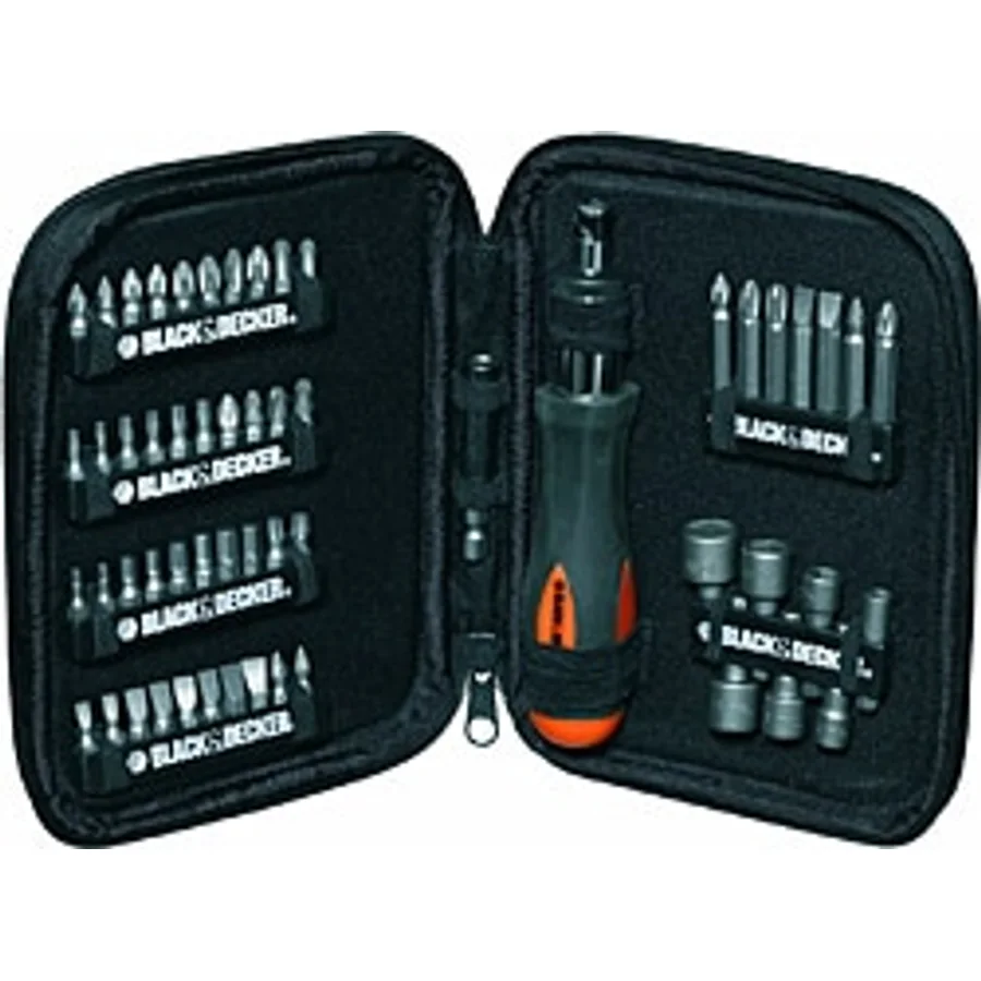 Black+Decker A7104 56 Parça Cırcırlı Set Tornavida