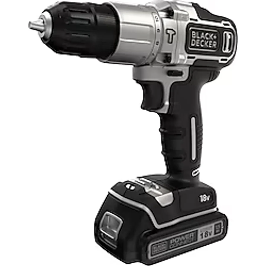 Black+Decker BDCHD18SC1K-QW Tek Akülü 1.5 Ah 18 V Vidalama Makinesi