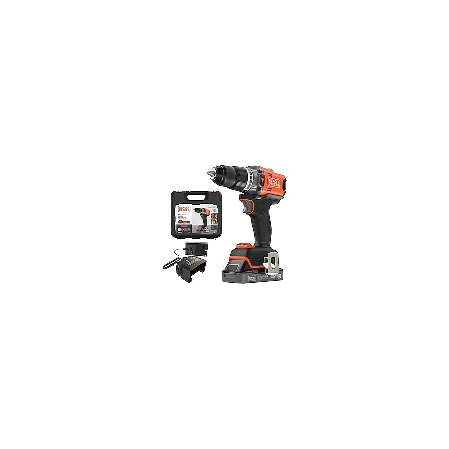 Black+Decker BLD683D1XK Tek Akülü 2 Ah Darbeli Matkap