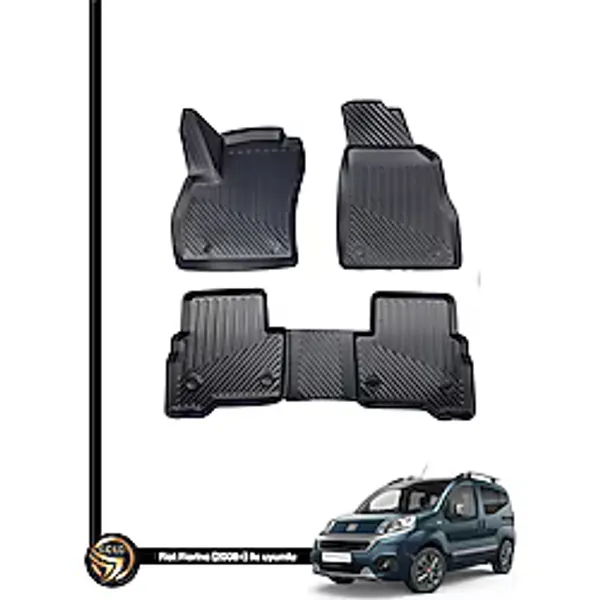 Black Gold Fiat Fiorino Araca Özel 3D Kauçuk Oto Paspas Sonne