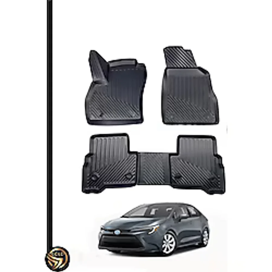 Black Gold Toyota Corolla 2019-2024 Sedan 3d Havuzlu Paspas Kauçuk Rjn