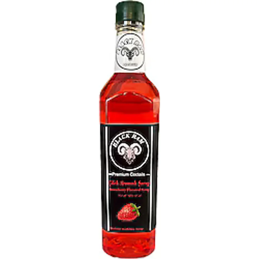 Black Ram Çilek Aromalı Kokteyl Şurubu 1 lt