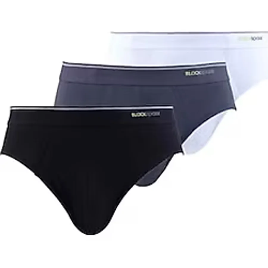 Blackspade Erkek Slip 3'lü Paket Tender Cotton 9672 - Beyaz Siyah Antrasit Beyaz Siyah Antrasit M