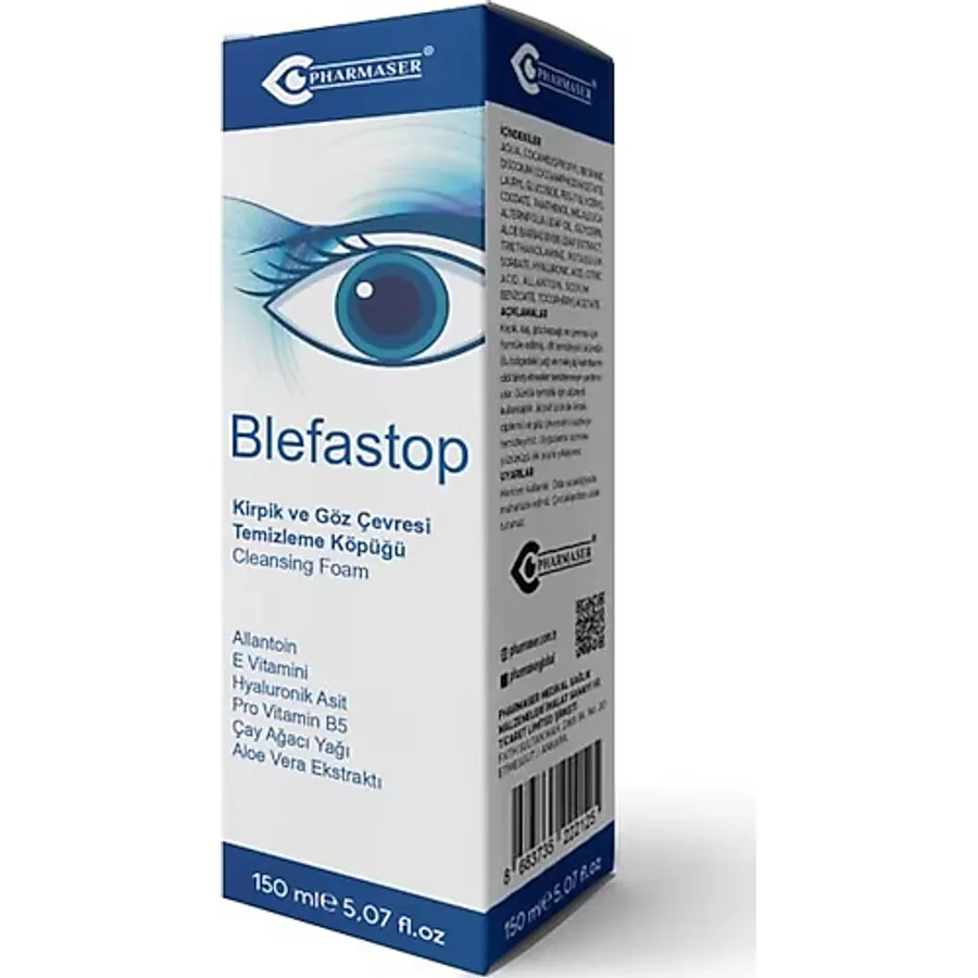 Blefastop Kirpik ve Göz Çevresi Temizleme Köpüğü 150 ml