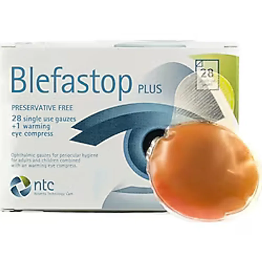 Blefastop Plus 28 Poşet Göz Kapağı Çevresi Hijyeni için Göz Mendili