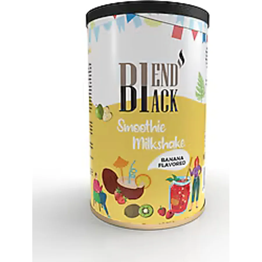 Blendblack Smoothie Milkshake Banana Flavored 500 gr Teneke