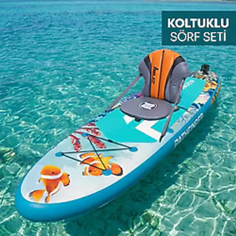 Blooma 310 cm Şişme Sup Board - Paddle Board, Sörf Tahtası ve Kano Koltuğu ile 140 kg Kapasite