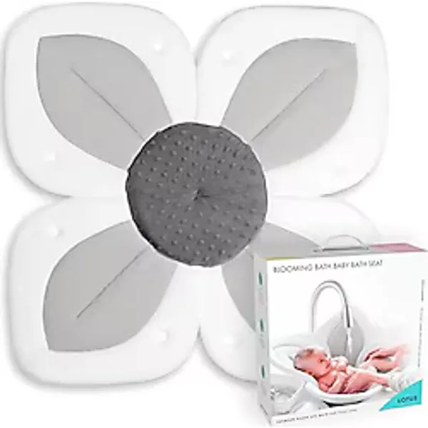 Blooming Bath Lotus Bebek Banyo Matı Beyaz/Açık Gri/Koyu Gri