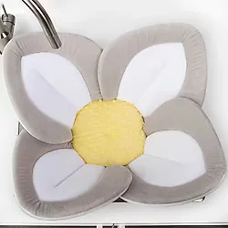 Blooming Bath Lotus Bebek Banyo Matı Gri/Beyaz/Sarı