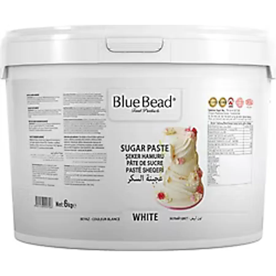Blue Bead Beyaz Şeker Hamuru 6 kg