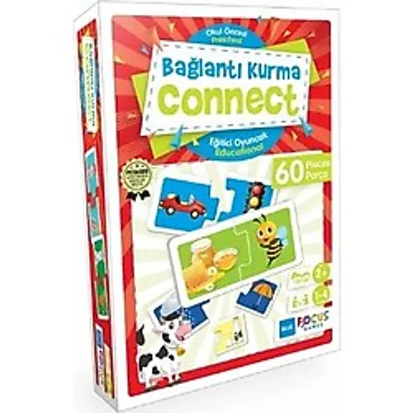 Blue Focus Bağlantı Kurma - Eğitici Oyunlar 60 Parça - 1 Adet