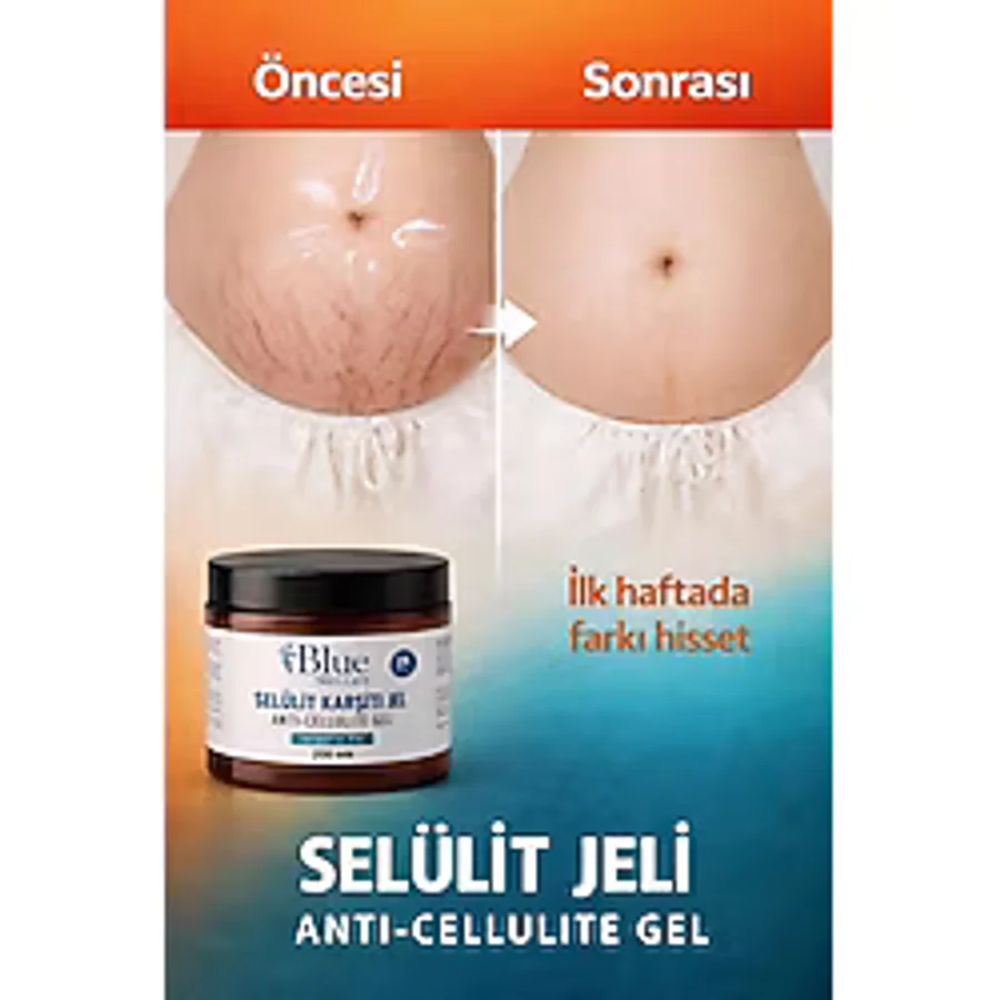 Blue Skin Care Kalça Göğüs Basen -sıkılaştırıcı- Bölgesel İncelme-çatlak Zayıflamak Ve Selülit Kremi Jel 250 Ml