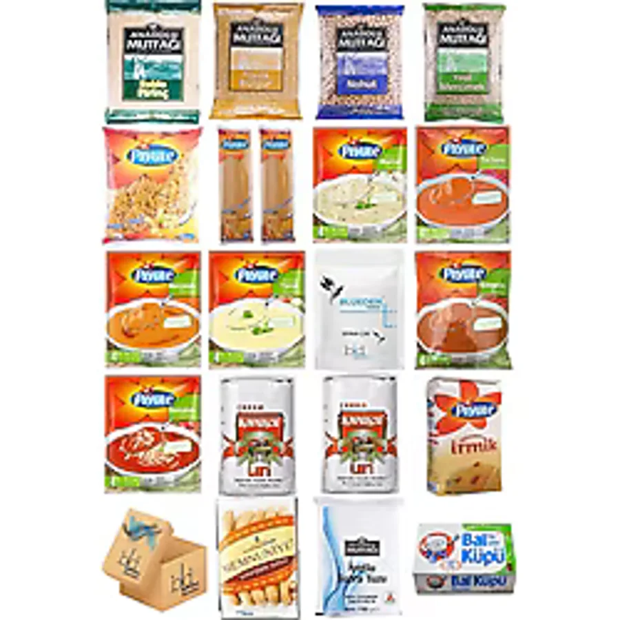 Blueden Yardım Hediye Kumanya Paketi 20 Parça 125 nolu Paket