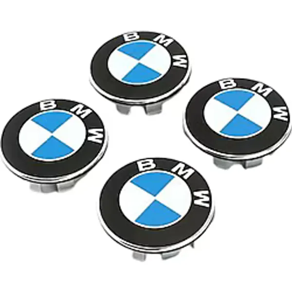 BLUEOTO Bmw E46 Jant Göbeği Kabartmalı Göbek Dış Çapı 6.8 Mm (4'lü Set)