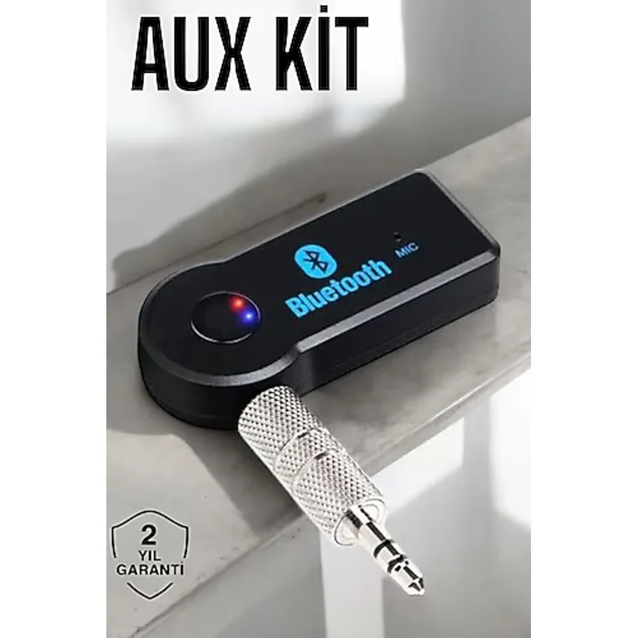 Bluetooth Araç Kiti Bt 350 Aux Çıkışlı Tüm Araçlara Uyumlu