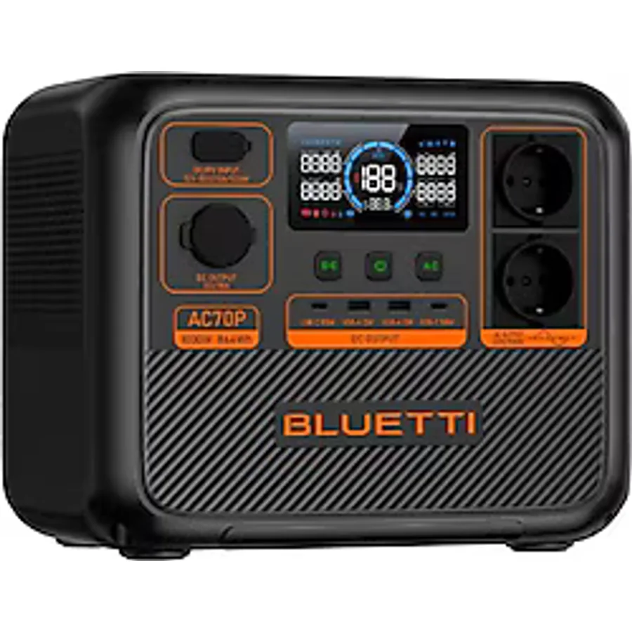 Bluetti AC70P 864 Wh 1000 W Taşınabilir Güç Kaynağı