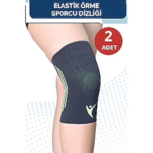 BLUEWELL ORTHOPEDICS PRODUCTS Spor Dizliği Ortopedik Koruyucu Elastik Voleybol Basketbol Fitness Çift Taraflı Dizlik 2 ADET
