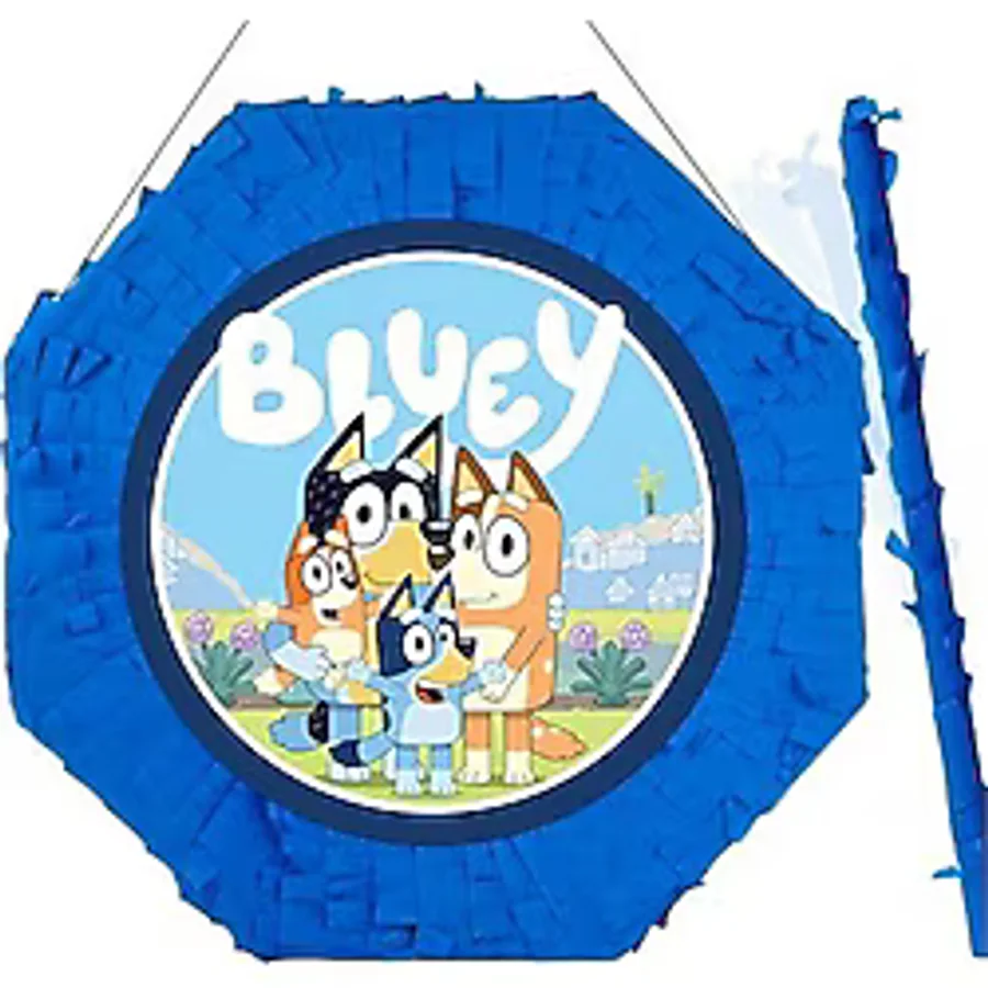 Bluey Pinyata 42cm + Sopası Diğer